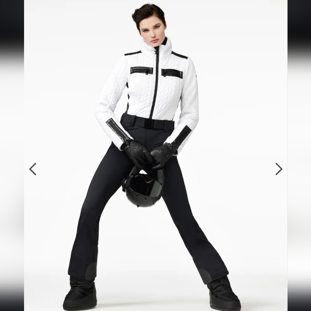 Goldbergh Vision ski suit black white MSRP $1,369